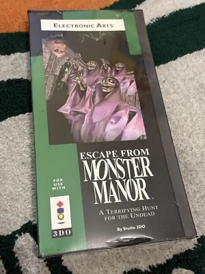 Escape From Monster Manor Panasonic 3DO Long Box SEALED Complete In Shrink NEW - Image 1 of 4
