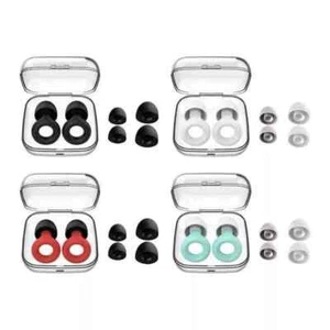Loop Ear Plugs Soft Ultra Comfy Reusable Noise Reducing Protection Sleep Travel - Picture 1 of 5