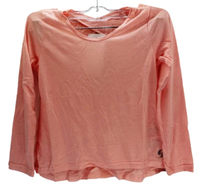 Soffe Girls 1757G Dance Top- Peach Bud Heather, Medium 8-10 - Image 1 of 4
