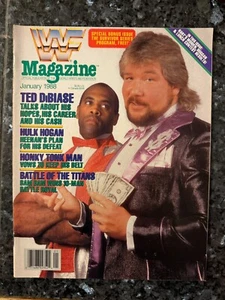 WWF Magazine January 1988 - Million Dollar Man & Virgil - Excellent Condition - Picture 1 of 3