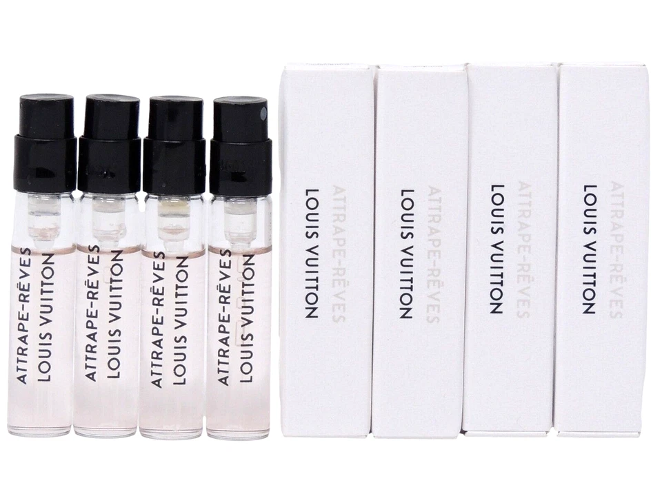 LOUIS VUITTON ATTRAPE-REVES 2,0 ml 0,06 fl oz x 4 AMOSTRAS DE SPRAY DE PERFUME - Imagem 1 de 1