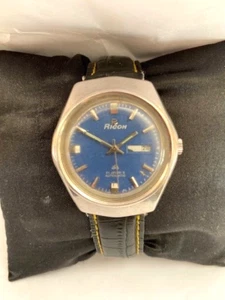 Ricoh Mens Vintage 21 jewels Day&Date Automatic Watch NOT WORKING - Picture 1 of 13