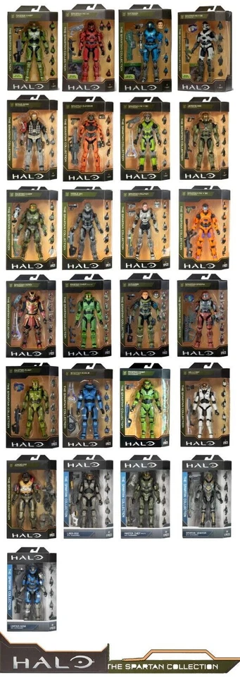 Halo Spartan Collection Figures 6.5 Series MK VII MK V B KAT-B320 Master Chief - Image 1 of 1