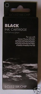 3 cartuchos de inyección de tinta negros, 1 cian y 5 amarillos compatibles marca IJ CLI 521 - Imagen 1 de 1