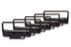 5x Farbband für Micros 1700 Roll Printer Schwarz - Afbeelding 1 van 1