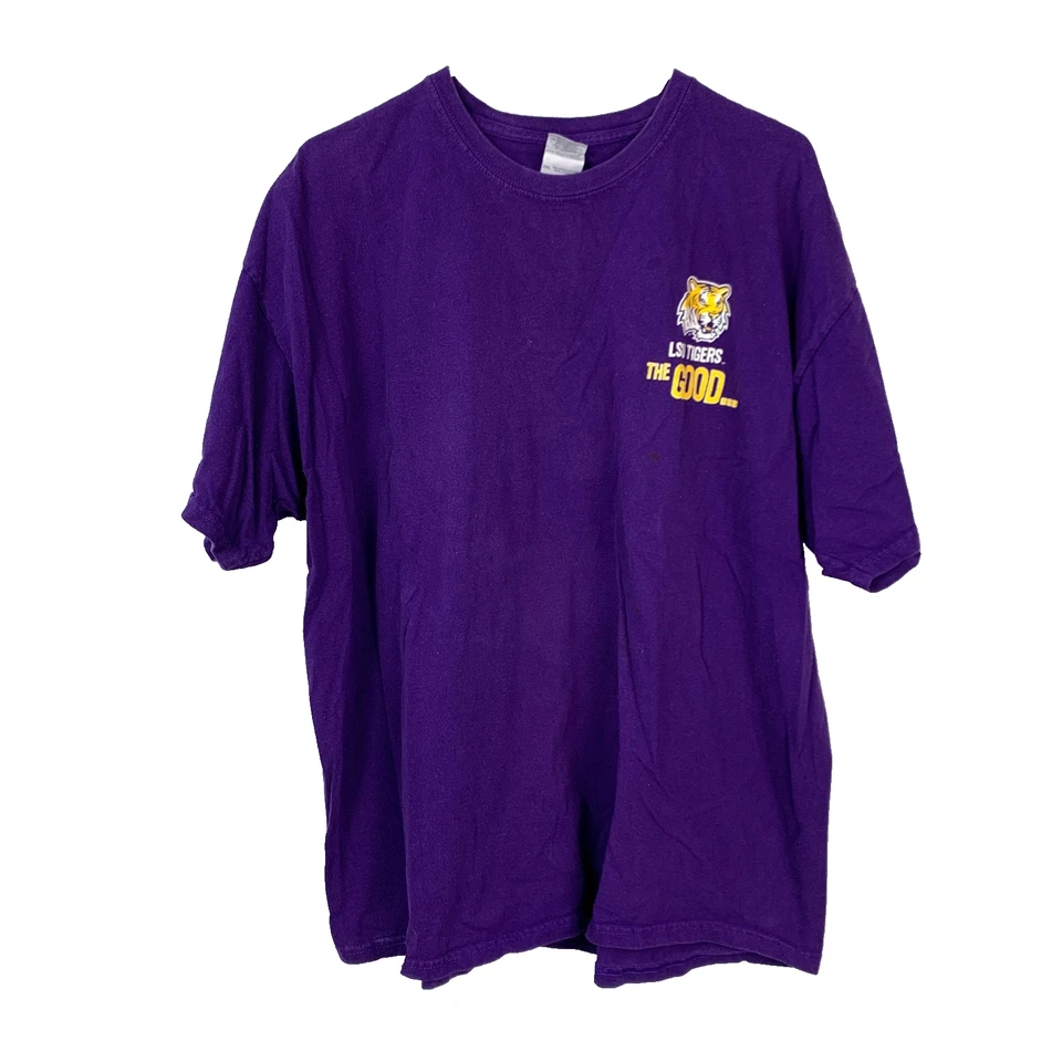 Camiseta LSU Louisiana State Tigers The Good The Bad The Ugly Amarilla Púrpura 2XL Foto 1 de 4