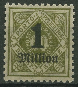 Württemberg Dienstmarken 1923 mit Aufdruck 179 postfrisch - Picture 1 of 1