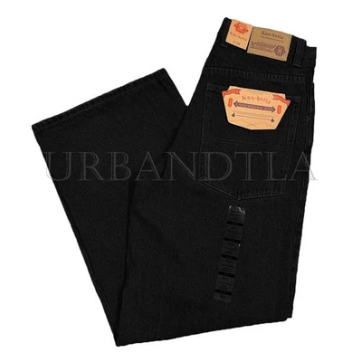 Men's Baggy Ultra Wide Leg Jeans Y2K Loose Fit Denim Pants Kno Betta - Image 1 of 3