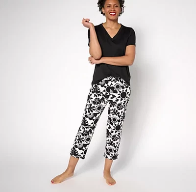 Комплект для сна Anybody Regular Lush Jersey черный абстрактный M A692890 - Изображение 1 из 4