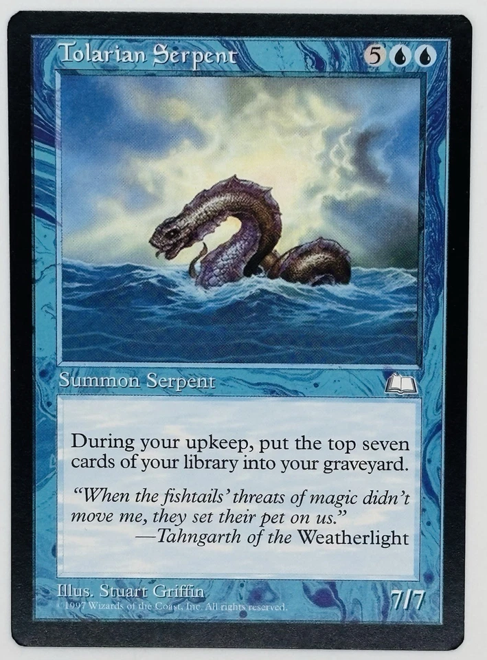 MTG Tolarian Serpent Weatherlight Regular - Image 1 of 1