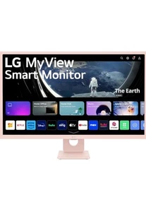 LG MyView 32" Full HD IPS Smart Monitor with webOS, Pink - Picture 1 of 8