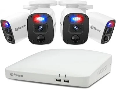 Swann Home DVR Enforcer Security System with 1TB HDD, 8 Channel 4 Cam, 1080P HD - Image 1 of 4
