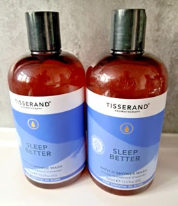2 X Tisserand Aromatherapy | Sleep Better | Bath & Shower 400ml = 800ml - X Disp - Picture 1 of 3