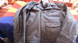 SCHÖNE HARLEY DAVIDSON MAVERICK SCHWARZE LEDERJACKE TEIL #27003-23 GRÖSSE 2XL - Bild 1 von 18
