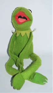 Vtg Fisher Price Muppet Kermit the Frog Jim Henson Plush Stuffed Animal 1978 18" - Picture 1 of 11