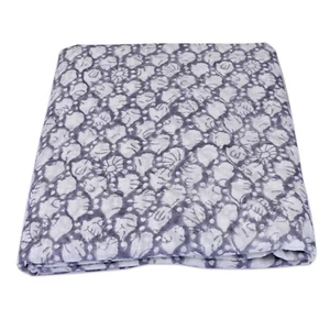 Hand Block Print Indian Cotton Fabric Sanganeri Printed Dress Material 5 Yard - Picture 1 of 5