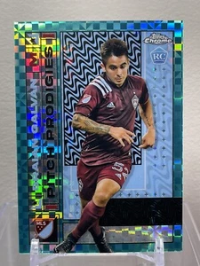 2022 Chrome MLS Pitch Prodigies Aqua X-Fractor Braian Galván RC #178/299 No. 68 - Picture 1 of 2
