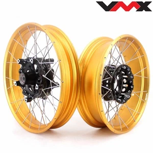 VMX Tubeless Wheels fit 2013-2020 BMW R1200GS Adventure Gold Rim 3.0*19/4.5* 17" - Picture 1 of 15