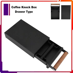 Cajón Cafetera Knock Box Espresso Escoria Tanque Caja Café Molido Residuos Polvo Cubo - Imagen 1 de 15