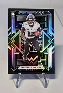 2021 Panini Obsidian - Rookies #115 Rashod Bateman (RC) Baltimore Ravens - Picture 1 of 2