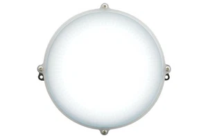 IP65 Bulkhead LED Light 12W 6000K Frosted Cover - Cool White Weatherproof - Picture 1 of 3
