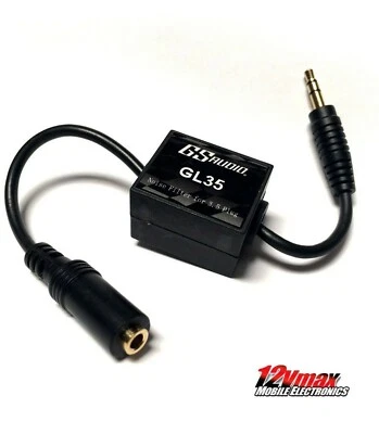 1Pc 3.5mm Stereo AUX Cable Cancel Noise Reducer Filter Ground Loop Isolator - Image 1 of 4