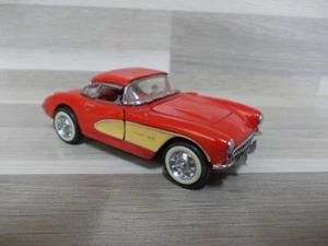 Franklin Mint 1/43 - Chevrolet Corvette 1957 rot + hard top - Picture 1 of 3
