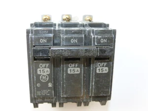General Electric THQB32015 3p 15a 240v Circuit Breaker NEW 1-Year Warranty - Picture 1 of 1