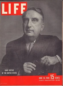 Life Magazine June 24 1956 Birthday Chief Justice OF the USA VG 050216DBE2 - Imagen 1 de 1