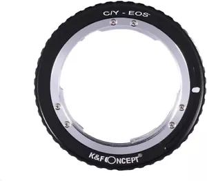 K&F Concept Lens Adapter for Contax/Yashica C/Y Lens to Canon EF EF-S EOS Camera - Picture 1 of 6