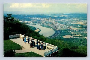 Lookout Observatory Atop Lookout Mountain Panoramic View Tenn. Postcard Unposted - Picture 1 of 2
