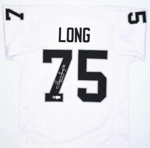 Howie Long Autographed White Pro Style Jersey- Beckett W Hologram *Silver - Picture 1 of 3