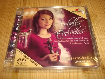 ARABELLA STEINBACHER Bruch Violin Concerto PENTATONE SACD Signed Signiert - Bild 1 von 3