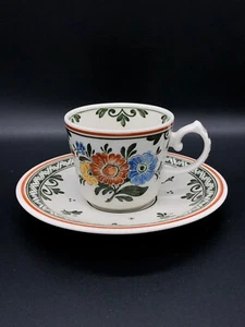 Villeroy and Boch 1748, Old Amsterdam porcelain 4 cups and saucers, mint cond - Picture 1 of 4