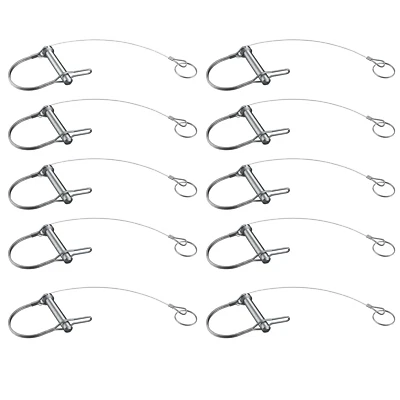 10Pcs Trailer Coupler Pin 5/16X 1-3/4（Wxl） Prevents Loss Trailer Hitch Locking P - Image 1 of 4