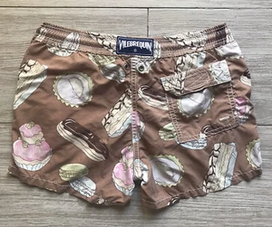 VILEBREQUIN SWIM Shorts Swimming Trunks Drawstring KIDS BOY brown size 8 year - Picture 1 of 9
