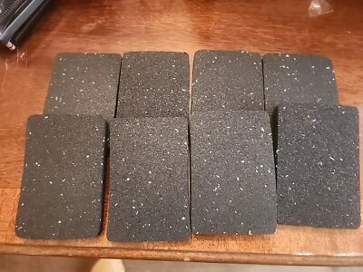 Esteira de esteira - 4,7"x3,2" tapete de equipamento de exercício para proteção de piso, preto 8 peças - Imagem 1 de 3