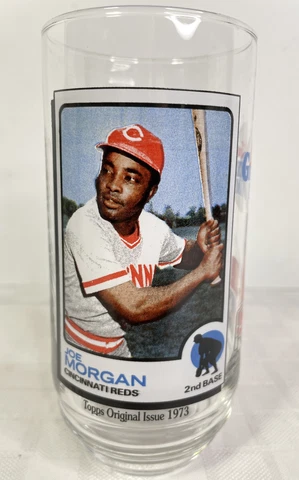 Joe Morgan 1993 All Time Greatest Team Topps McDonalds Glass Tumbler Vintage Cover