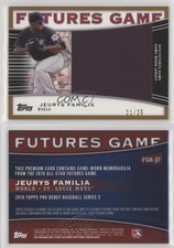 2010 Topps Pro Debut Futures Game Relics Gold /25 Jeurys Familia #FGR-JF