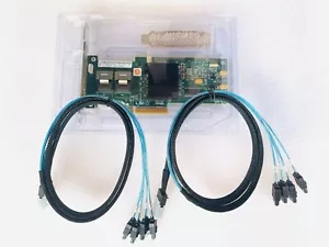 LSI 9223 9200 9240-8i HBA FW:P20 9211-8i IT 模式 ZFS FreeNAS unRAID 2* SFF SATA - Picture 1 of 3
