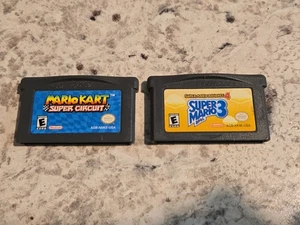 Mario Kart Super Circuit & Super Mario 3 Game Boy Advance ungetestet Nintendo  - Bild 1 von 4