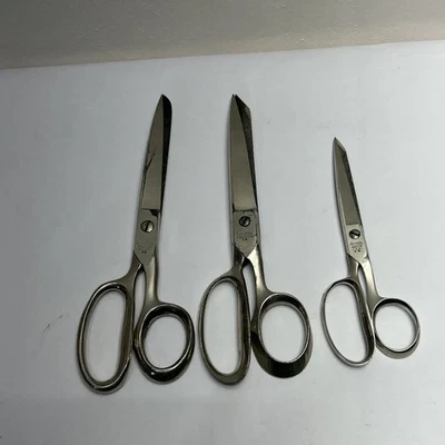 Juego de 3 tijeras Remington vintage firmadas hechas en EE. UU. Foto 1 de 4