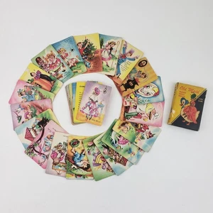 VINTAGE Old Maid Card Game - Mother Goose Edition - Nursery Rhyme Illustrations - Picture 1 of 10