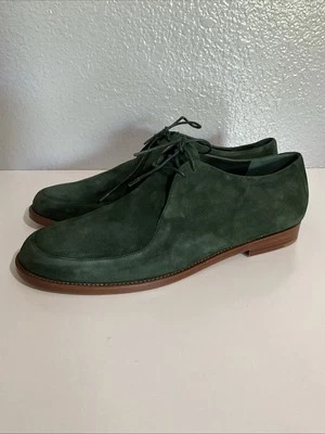 Oxford Mansur Gavriel para mujer de gamuza con cordones verde oscuro talla 41/10,5 nuevo sin caja Foto 1 de 4