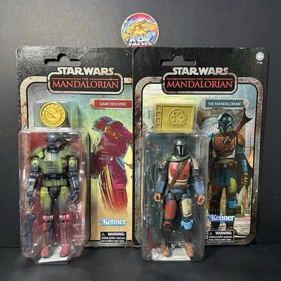 Lote (2) Colección Star Wars The Black Series The Mandalorian & Dark Trooper Foto 1 de 4