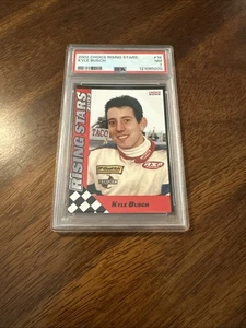 2002 CHOICE RISING STARS KYLE BUSCH #18 RC ROOKIE PSA 7 POP 16 🏎🔥 - Picture 1 of 2