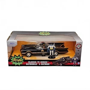 Jada Toys Serie de TV Clásica Batman Batimóvil y Batman Conjunto de Figuras 1:24 - Imagen 1 de 6