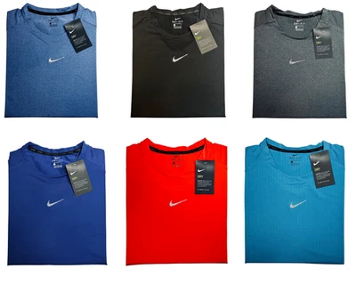 Nike Dri-Fit T-Shirt Athletic for Men Crew Neck Short Sleeve  Work out Tee - Image 1 of 4