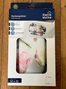 Nackenpolster Blüten-Design 32x22 cm – Nackenkissen Badewanne Floral Komfort - Bild 1 von 6