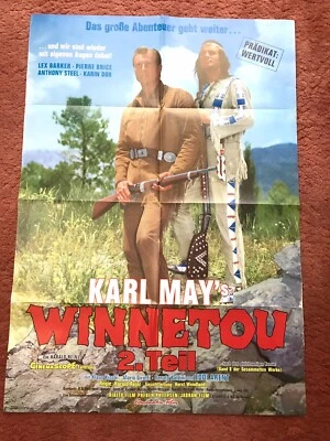 Winnetou 2. Teil Kinoplakat Poster A1, WA 1972, Lex Barker, Pierre Brice, Dor - Bild 1 von 3